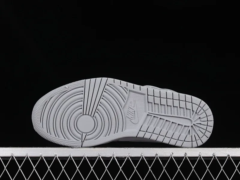 All categories Air Jordan Jordan series basketball shoes Air Jordan 1 Mid Air Jordan 1 Mid "Grey Sail" AJ Joe 1 New White Gray China Basketball Shoes BQ6472-115